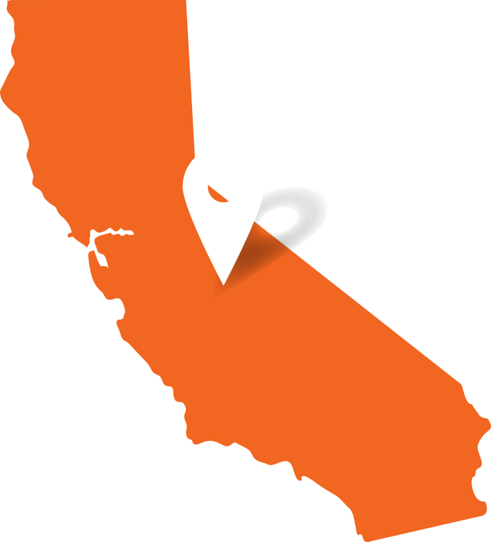 California Map Outlinewith Pinpoint PNG Image