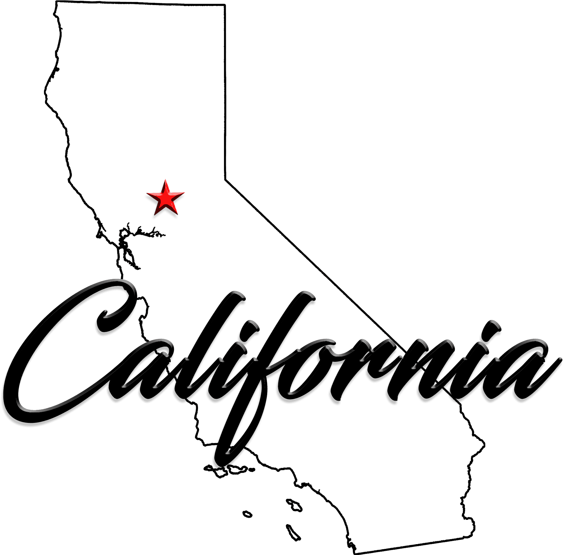 California Outline PNG Images [100+] - SubPNG.com