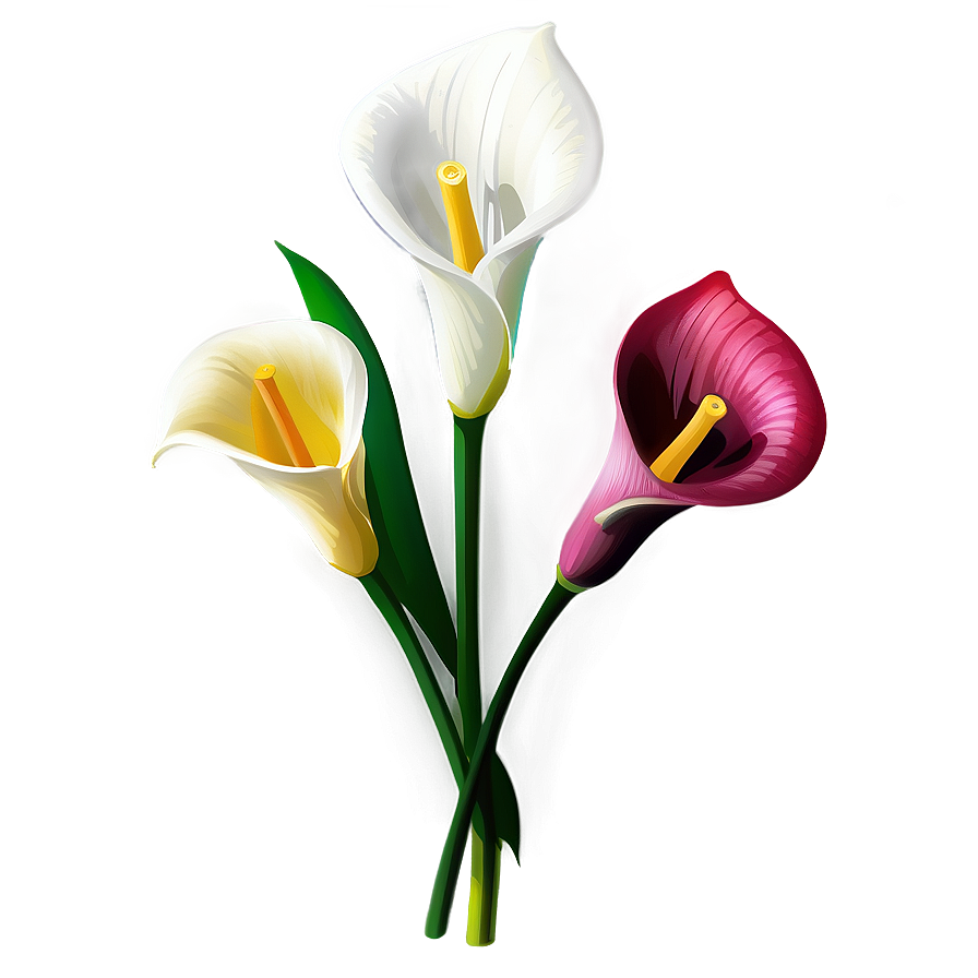 Calla Lily Sketch Png 06282024 PNG Image