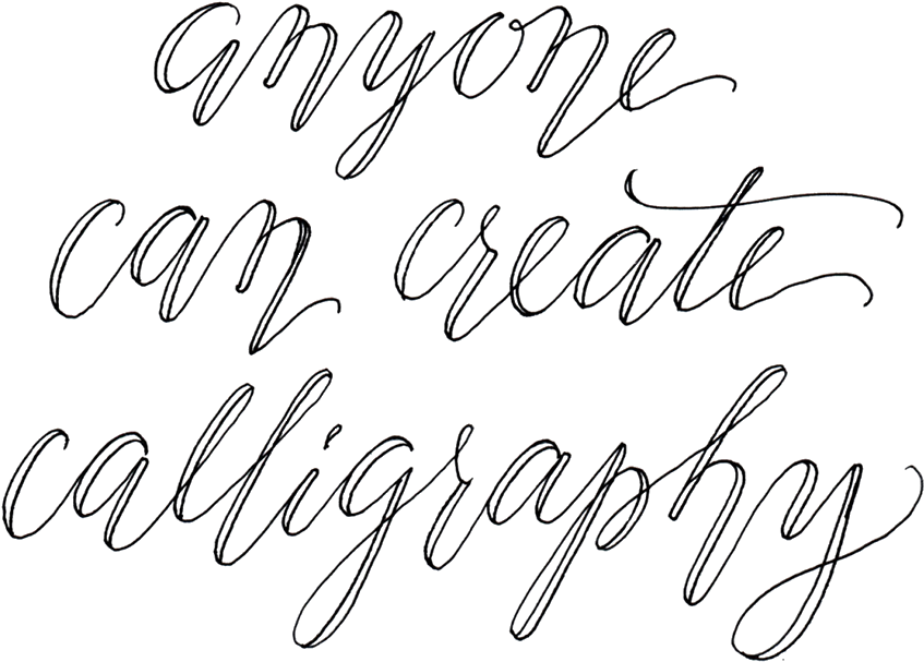 Calligraphy Inspiration Quote PNG Image