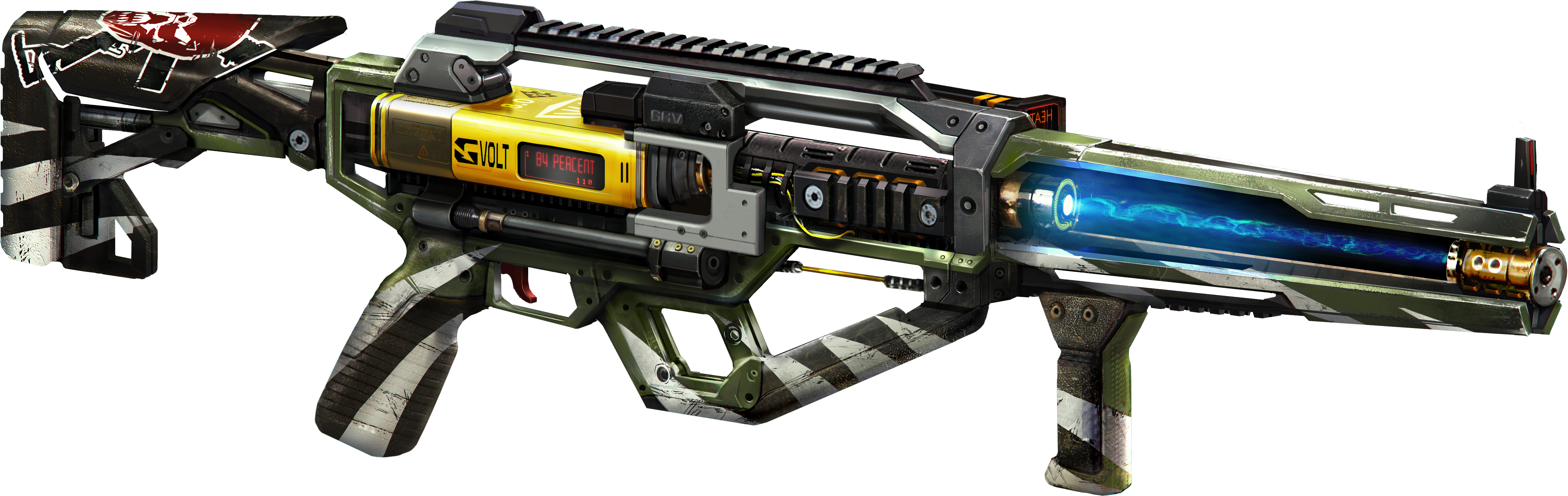 Callof Duty Futuristic Weapon Render PNG Image