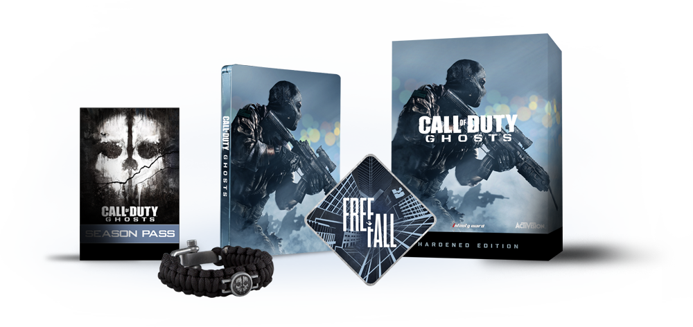 Callof Duty Ghosts Hardened Edition Contents PNG Image