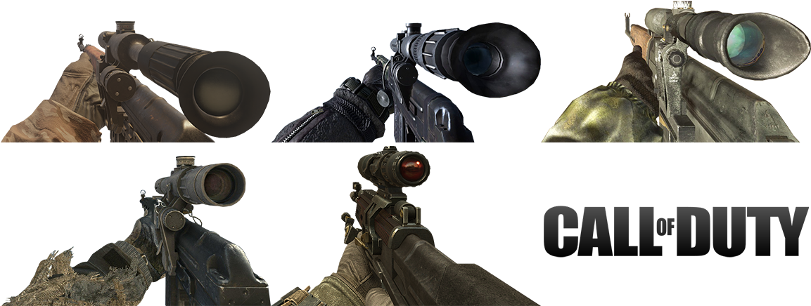 Callof Duty Sniper Rifles PNG Image