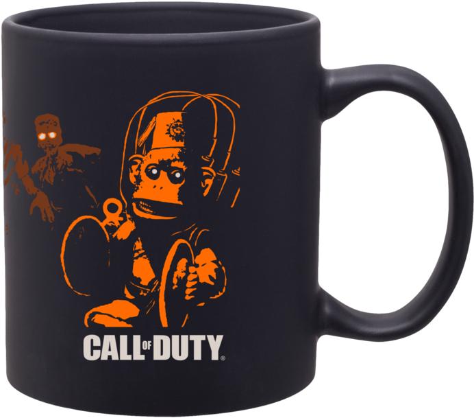 Callof Duty Themed Mug PNG Image