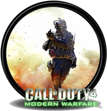 Callof Duty4 Modern Warfare Cover Art PNG Image