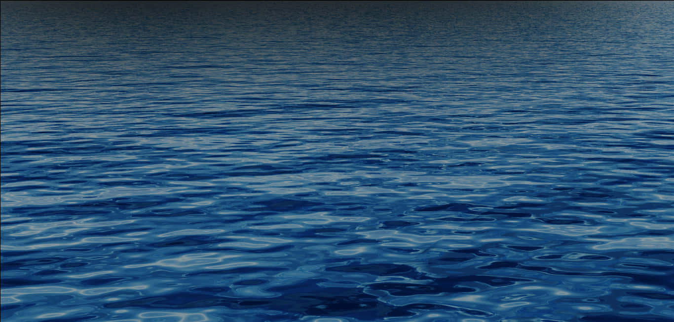 Calm Blue Ocean Waves PNG Image