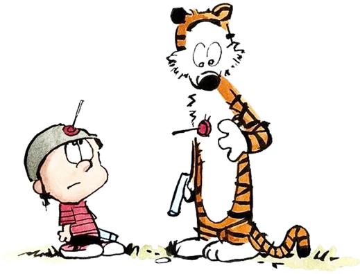 Calvinand Hobbes Space Explorers PNG Image