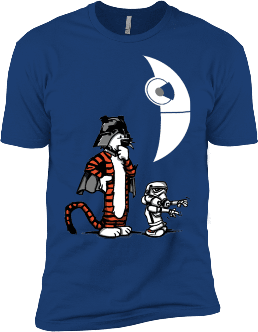 Calvinand Hobbes Star Wars Crossover T Shirt PNG Image