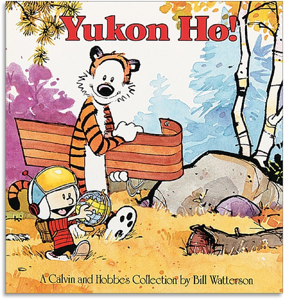 Calvinand Hobbes Yukon Ho Adventure PNG Image