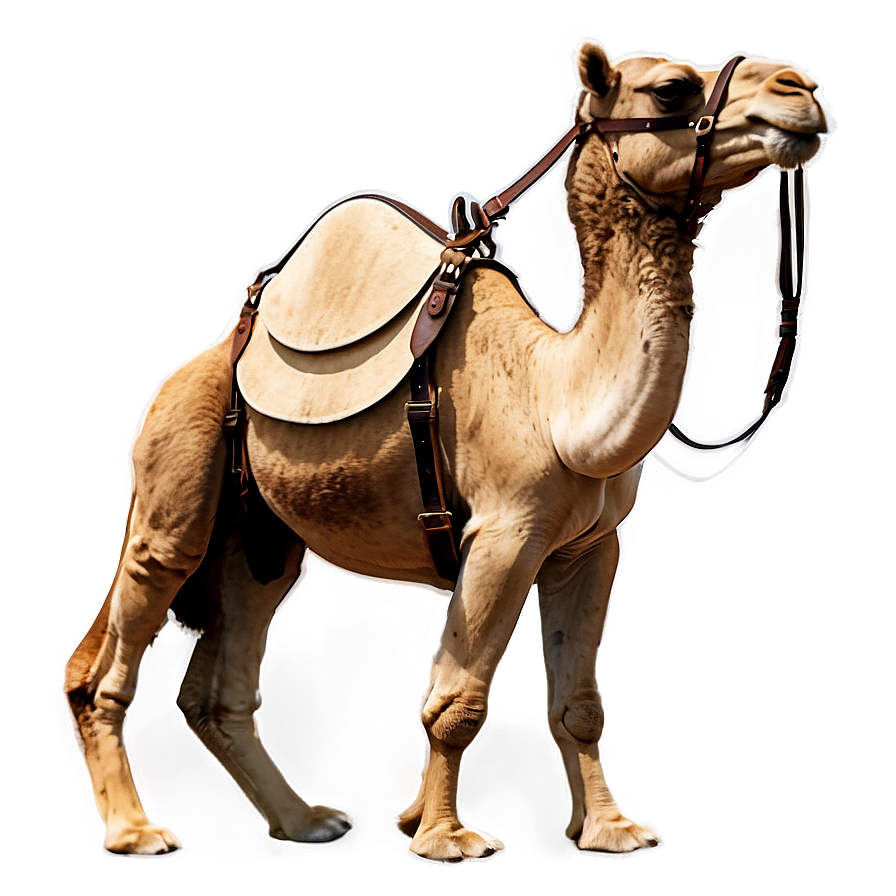 Camel In Traditional Harness Png Thb92 PNG Image