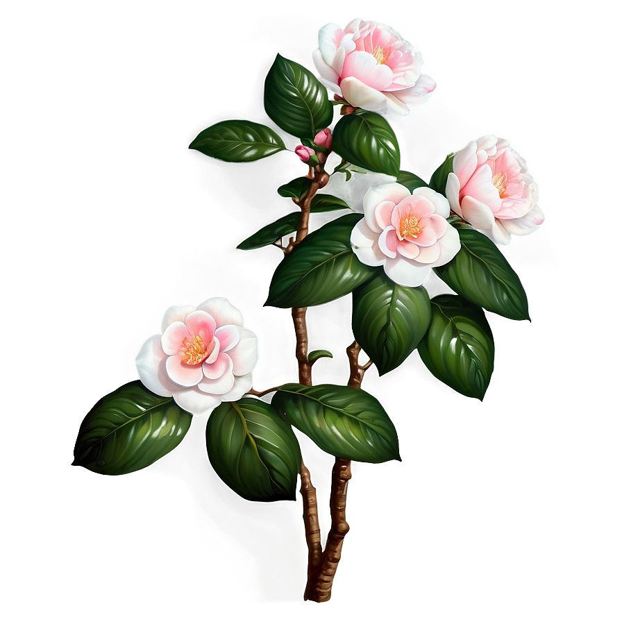 Camellia Flower Bush Png 15 PNG Image