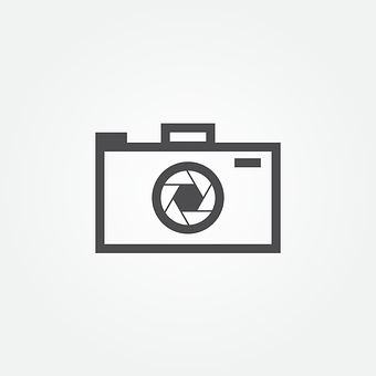 Camera Icon Simple Design PNG Image