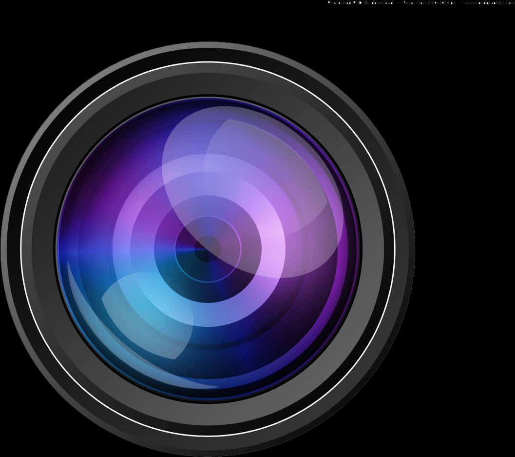 Camera Lens Close Up Graphic PNG Image