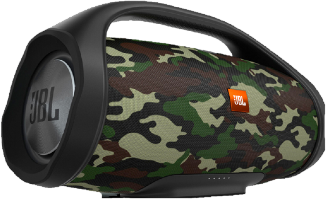 Camo Design J B L Boombox PNG Image