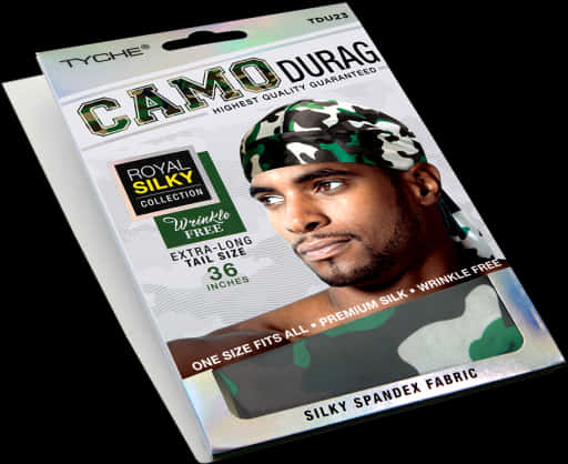 Camo Durag Packaging PNG Image