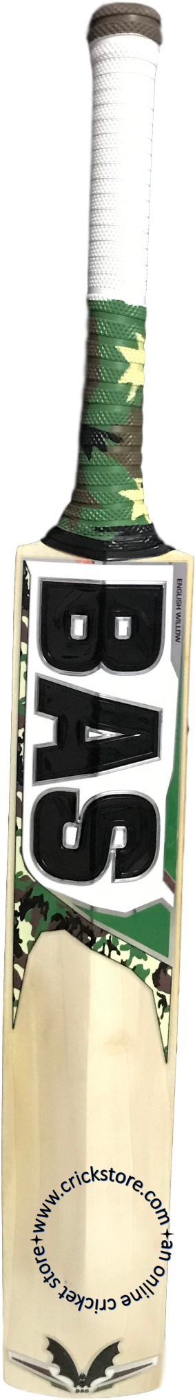 Camo Grip Cricket Bat PNG Image