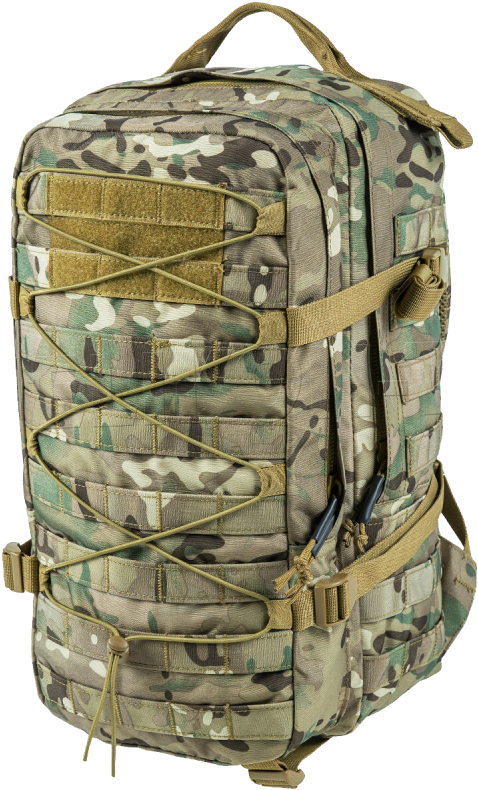 Camo Hiking Backpack PNG Image