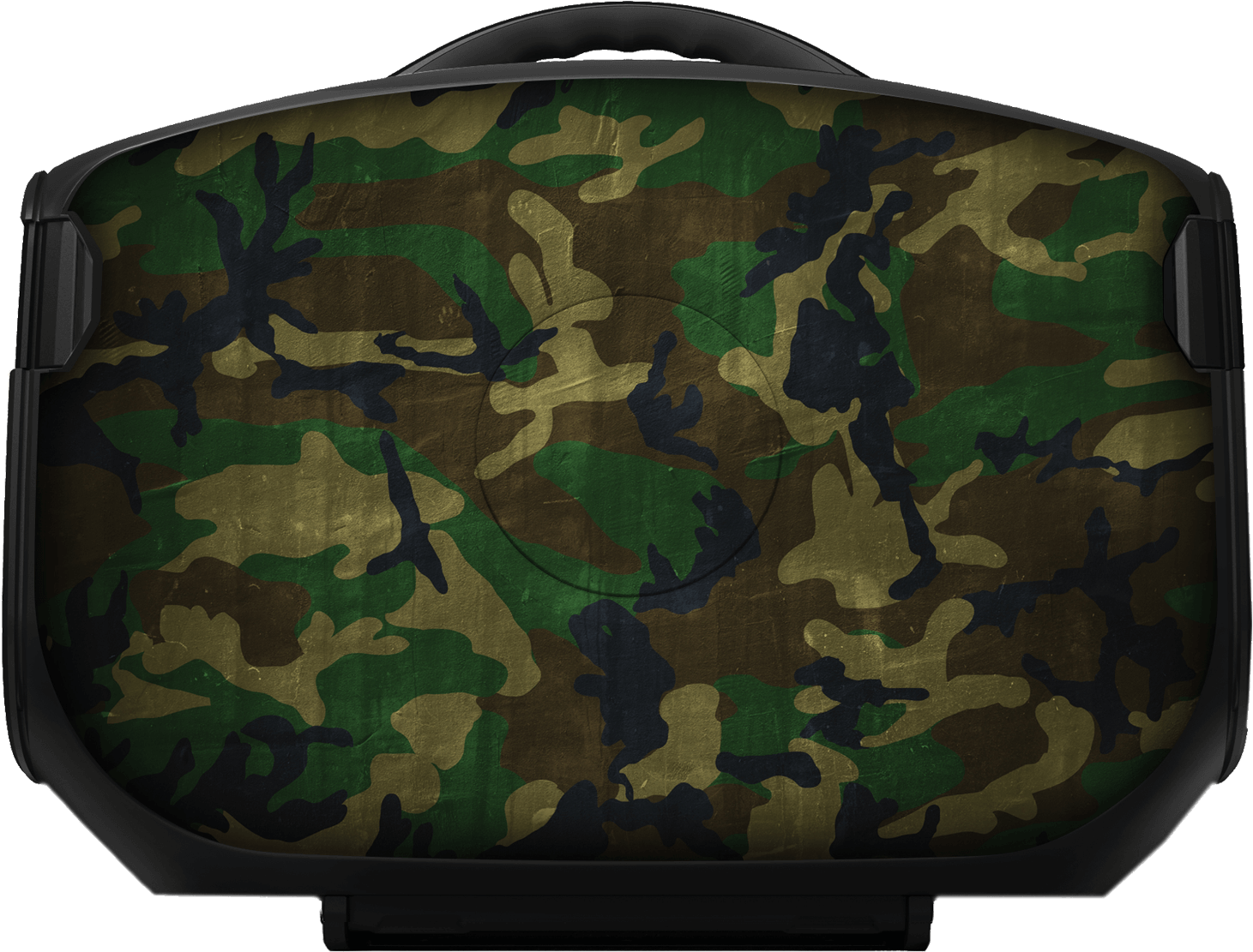 Camo Pattern Luggage PNG Image