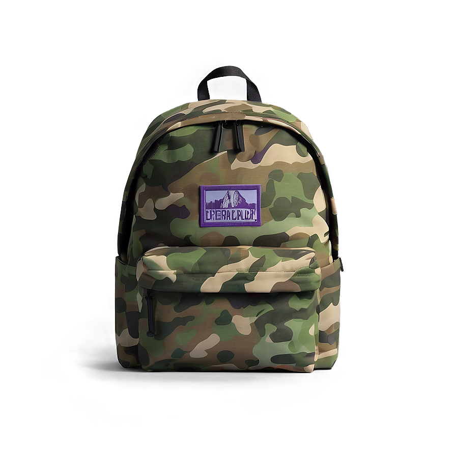 Camouflage Bookbag Png Uki PNG Image