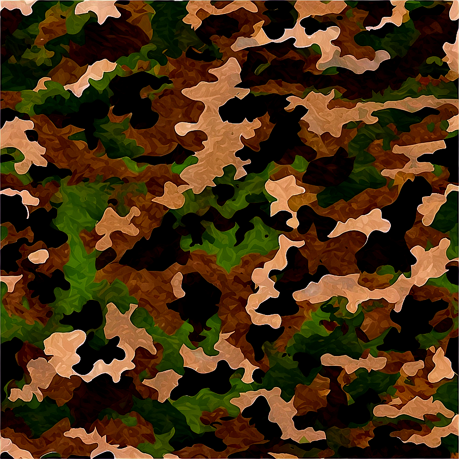 Camouflage Seamless Pattern Png Ual75 PNG Image