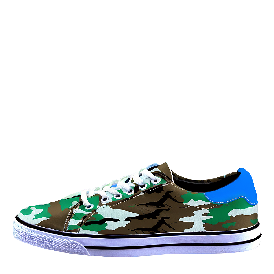 Camouflage Sneakers Png Vkx PNG Image