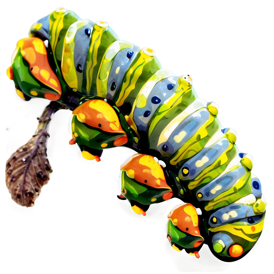 Camouflaged Caterpillar Png Rnv PNG Image