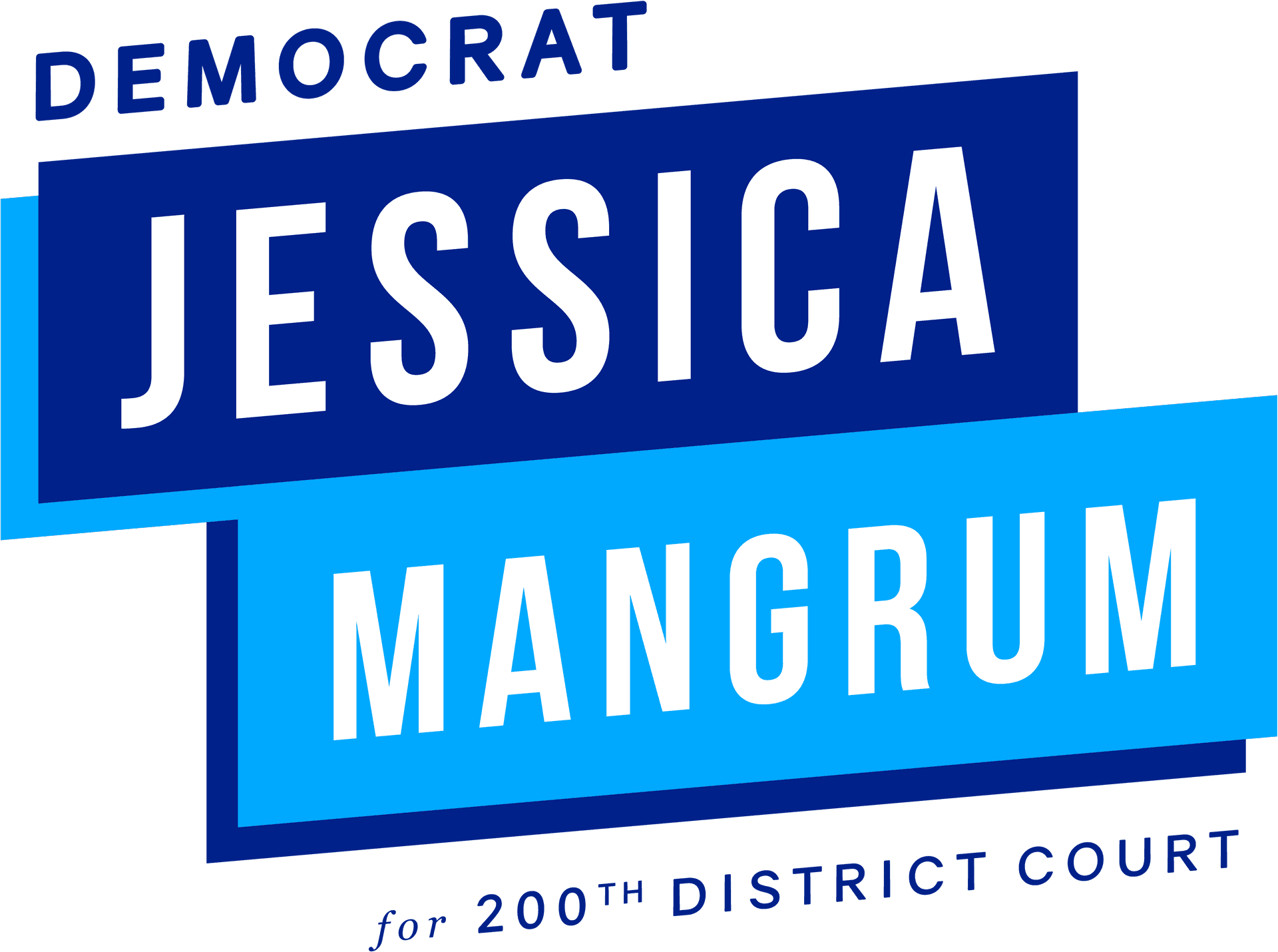 Campaign Logo Jessica Mangrum Democrat200th District Court PNG Image