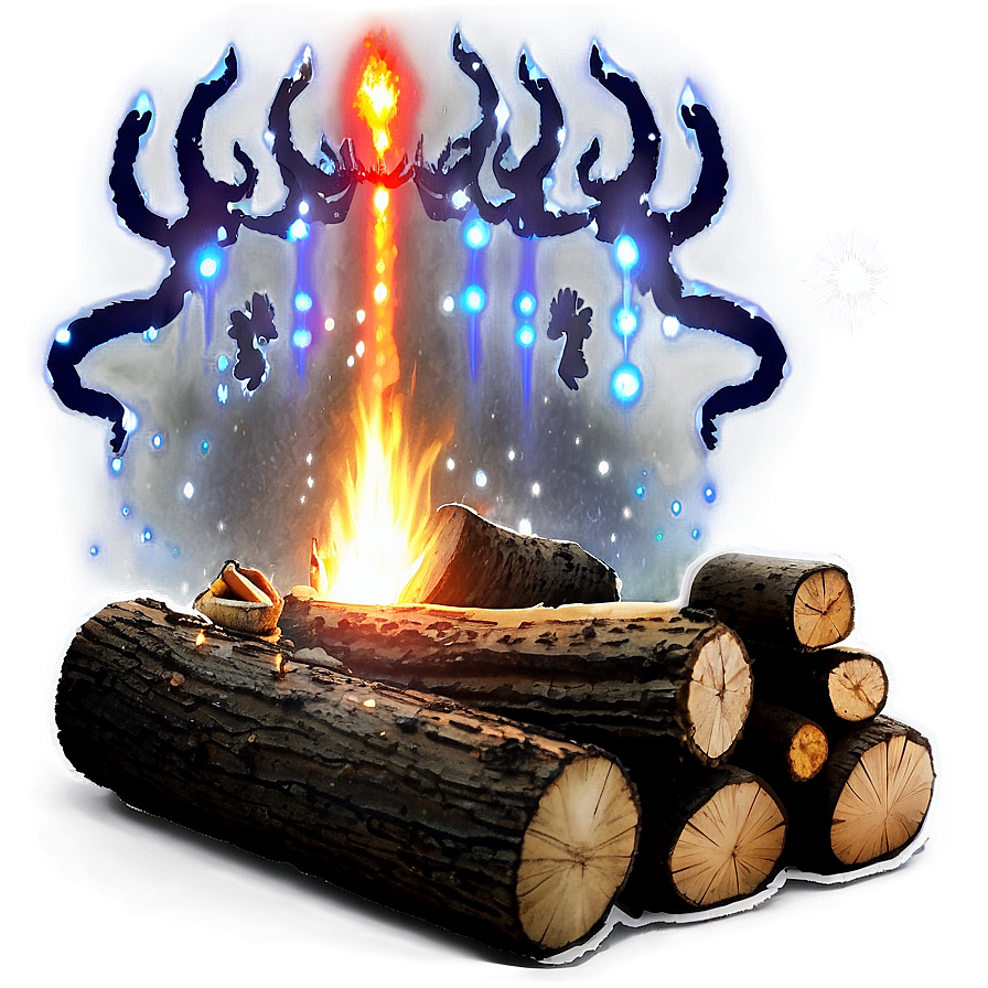 Campfire And Constellations Png Goq91 PNG Image