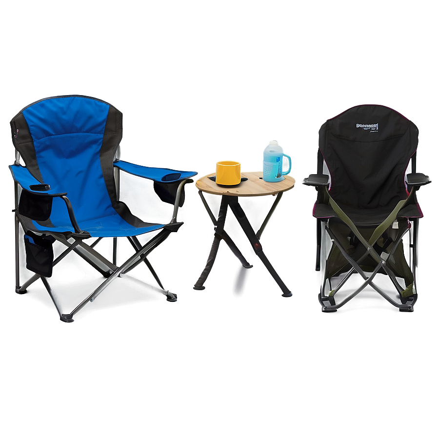 Camping Chair With Side Table Png Lfw PNG Image