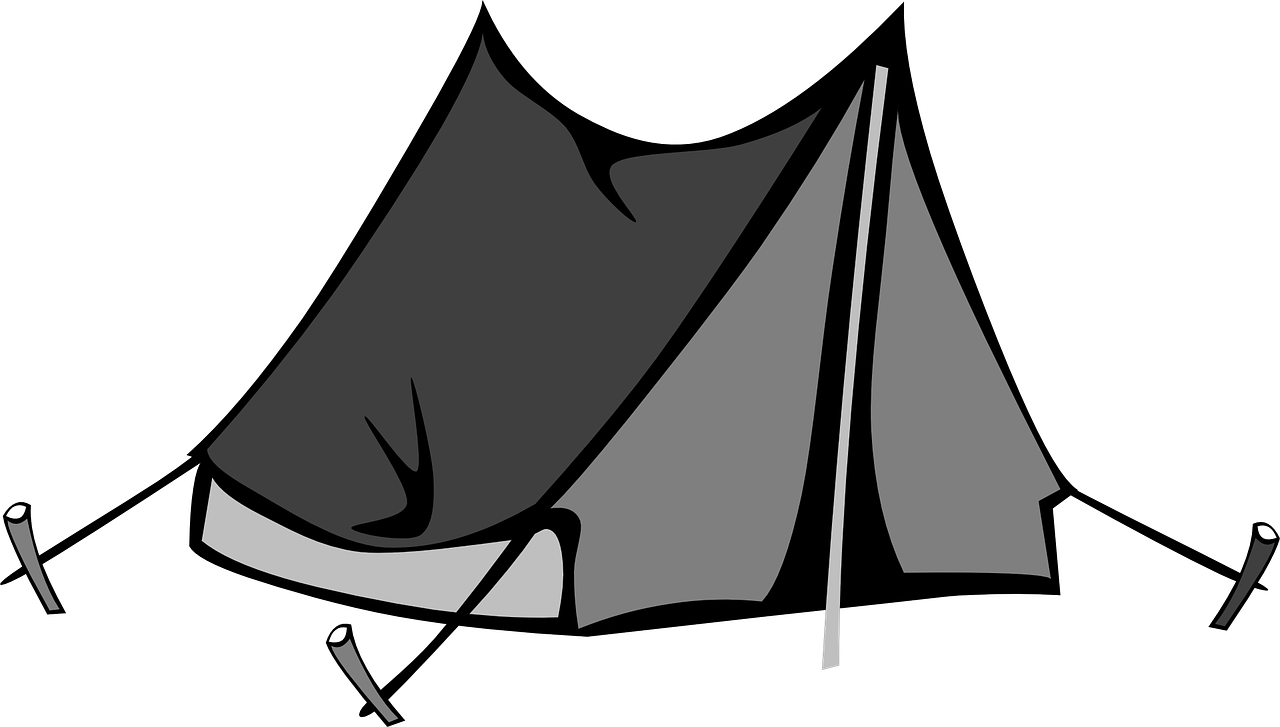 Camping Tent Summer Clipart PNG Image