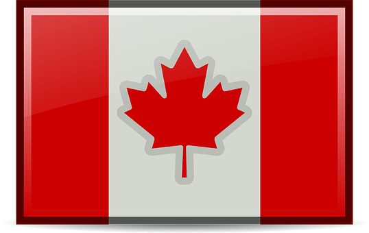 Canadian Flag Graphic PNG Image