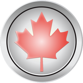 Canadian Maple Leaf Icon PNG Image