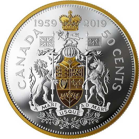 Canadian50 Cent Commemorative Coin2019 PNG Image