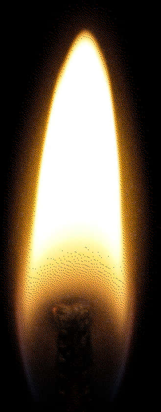 Candle Flame Close Up PNG Image