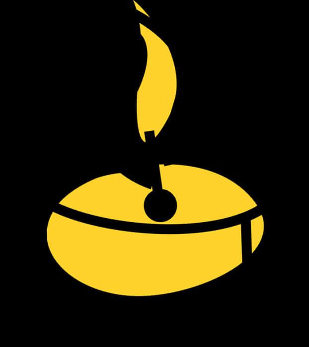 Candle Flame Graphic PNG Image