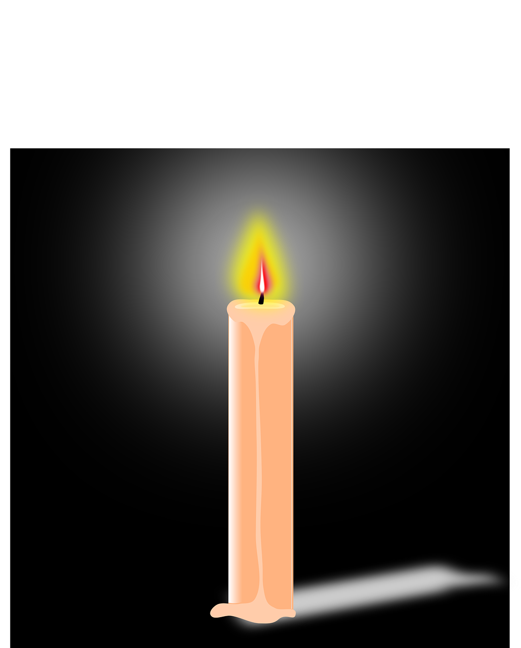 Candle Flame Illustration PNG Image