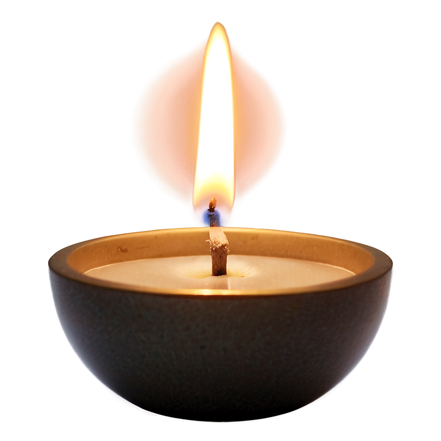 Candle Flame Serenity Png B PNG Image