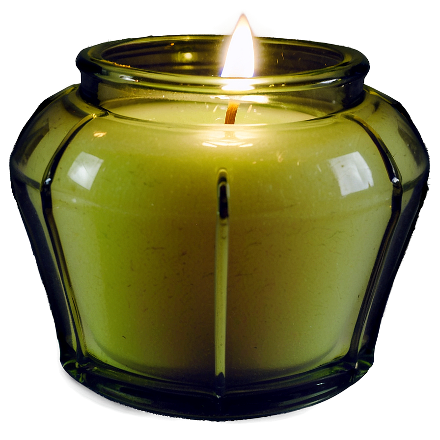 Candle In Glass Jar Png 05232024 PNG Image