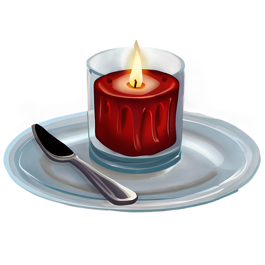 Candle Light Dinner Cuisine Png Rfc PNG Image