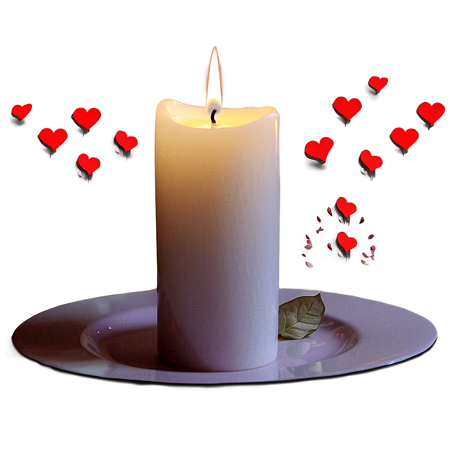 Candle Light Romantic Setup Png Xtv56 PNG Image