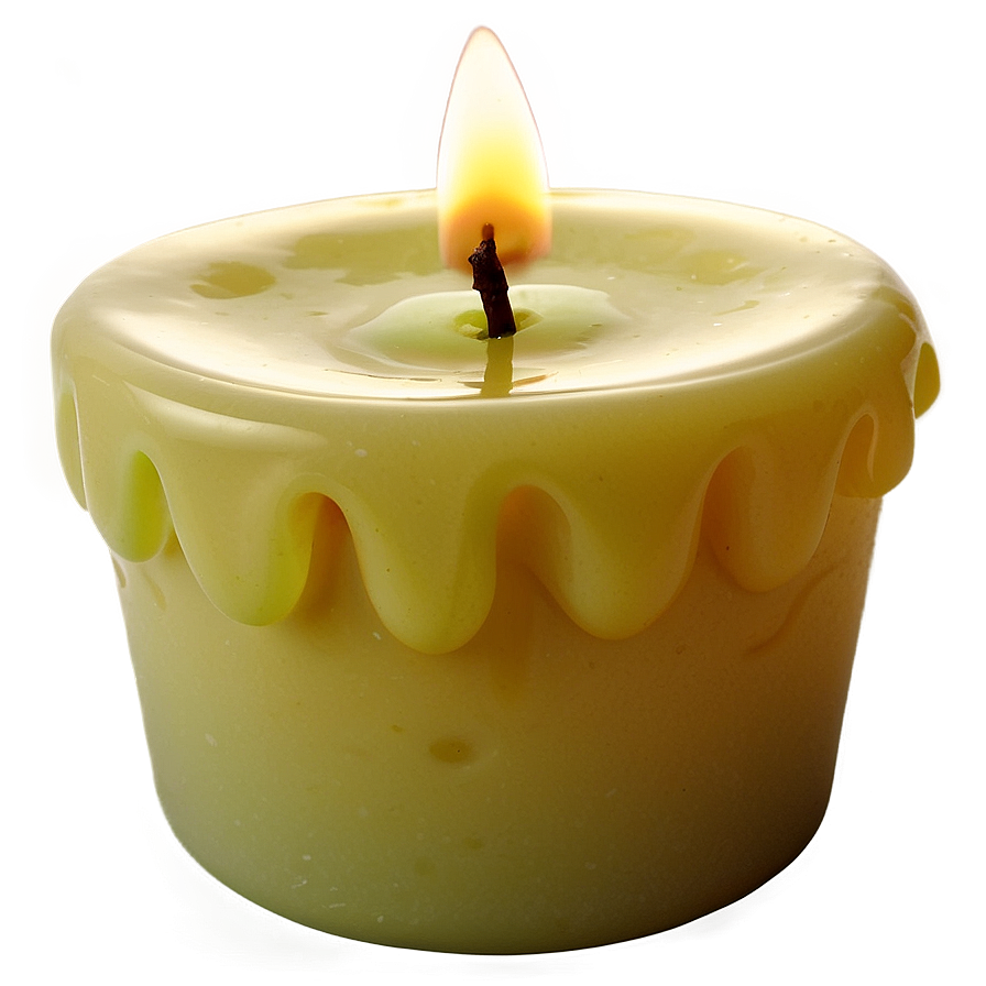 Candle Wax Melting Png Wvf47 PNG Image