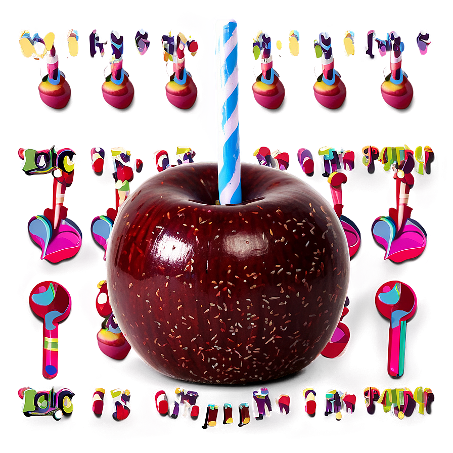 Candy Apple A PNG Image