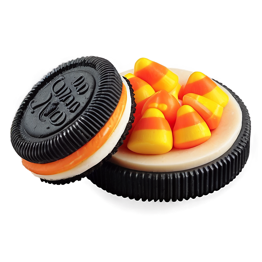 Candy Corn Oreo Halloween Special Png 06122024 PNG Image