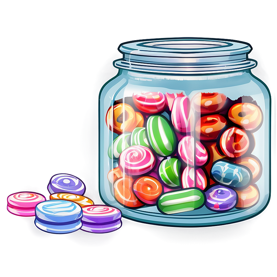 Candy Jar Outline Png 33 PNG Image