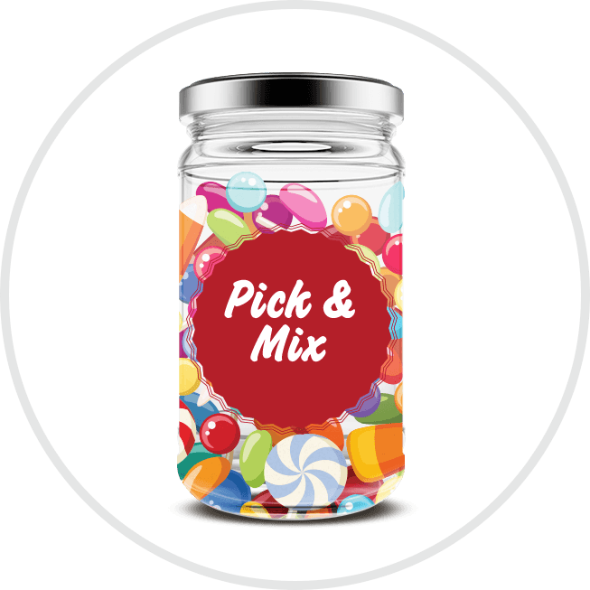 Candy Jar Pickand Mix Assortment PNG Image