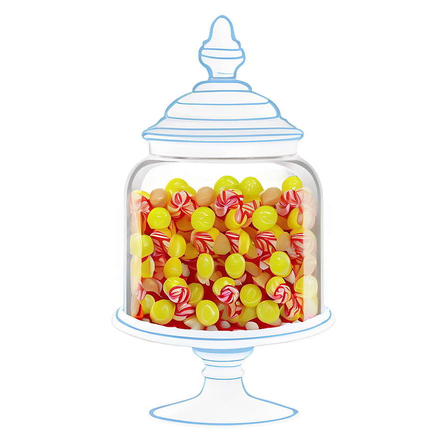 Candy Jar Silhouette Png Cjj79 PNG Image