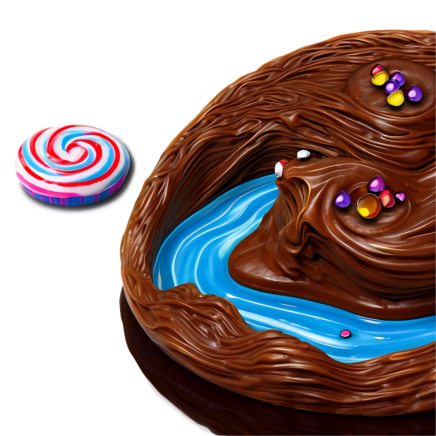 Candyland Chocolate River Png Guw62 PNG Image