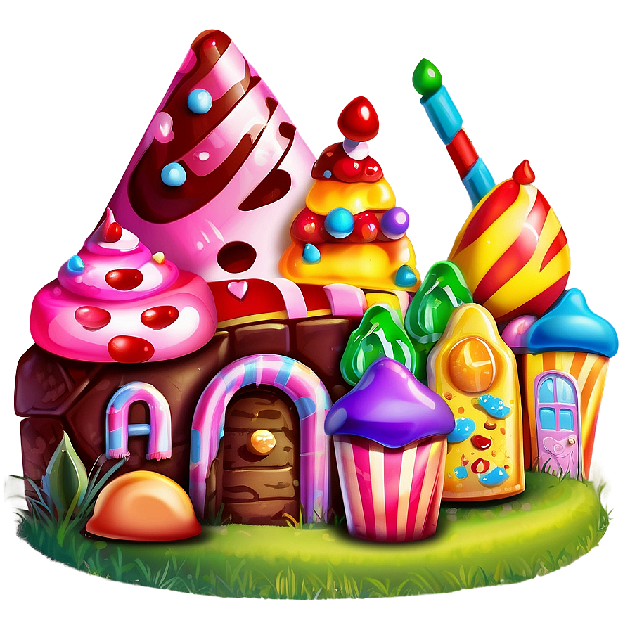 Candyland Confectionery Castle Png 90 PNG Image