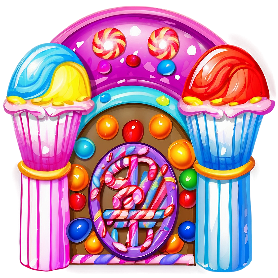 Candyland Confectionery Castle Png Rcw PNG Image