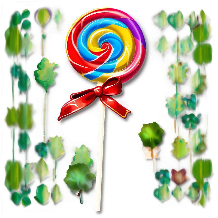 Candyland Lollipop Garden Png 06202024 PNG Image